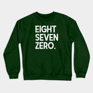 EightSevenZero. Crewneck Sweatshirt